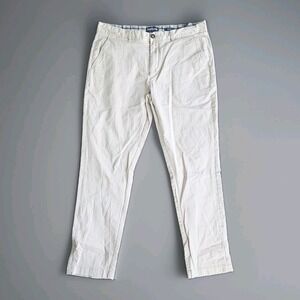 Barbour Pants Men's Size 40R Tailored Fit Chino Light Beige Straight Old Money
